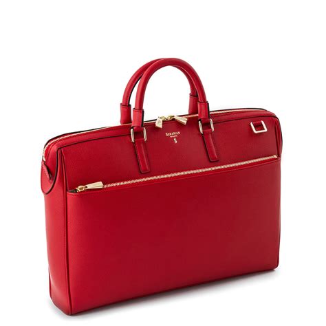 red fake leather computer bag sabrina|red leather laptop bags.